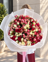 Spring Fling - Multi-coloured spray roses by Fashion Flowers - view 2
