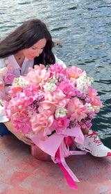 Sapphire Blush Luxury Flower Box