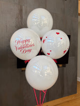 Luxury Valentine’s Day Balloon Set – White Love Collection