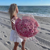 Pink Garden Roses – Delicate Pink Bouquet with Unforgettable Aroma