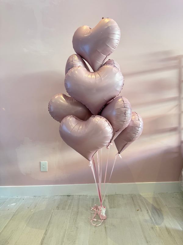 Set of Pink Heart Balloons – Romantic Gift & Party Decor