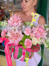 Glamour Flower Bag – Luxury Floral Arrangement