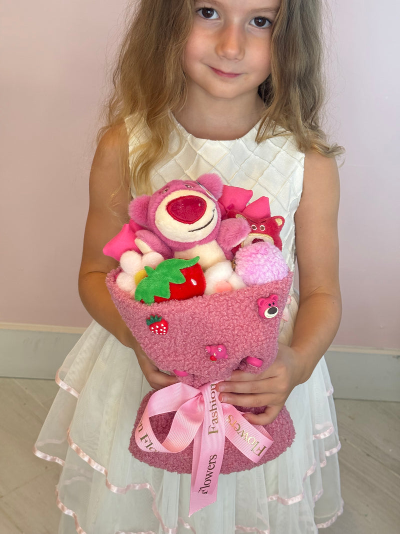 Plush Toy Bouquet for Girls – Teddy Gift Arrangement