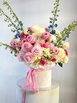 Blush & Sky Garden Luxury Flower Box