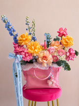 Fashion Muse Flower Bag – Luxury Floral Arrangement