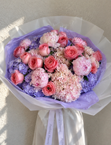 “Magical date” - European hydrangea, peonies and garden roses. by Fashion Flowers