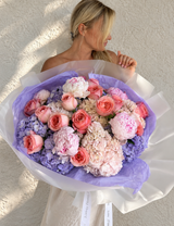 “Magical date” - European hydrangea, peonies and garden roses. by Fashion Flowers - view 2