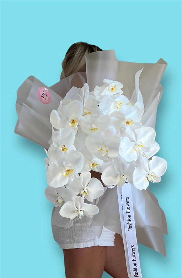 Asas de anjo - buquê de orquídeas